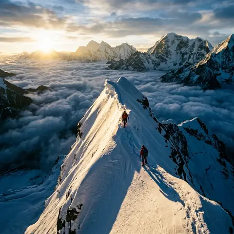 Dawn climb
